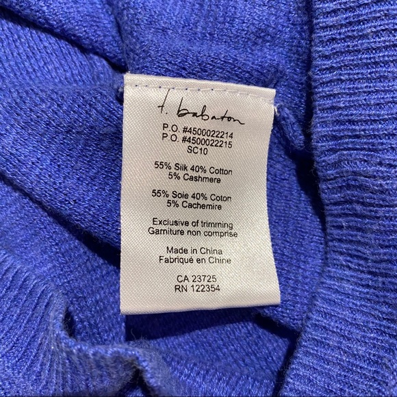 Babaton royal blue light sweater - Picture 4 of 4